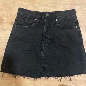 Madewell Black Denim Skirt - Size 26